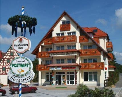 Hotel-Landpension Postwirt Kirchensittenbach Dış mekan fotoğraf